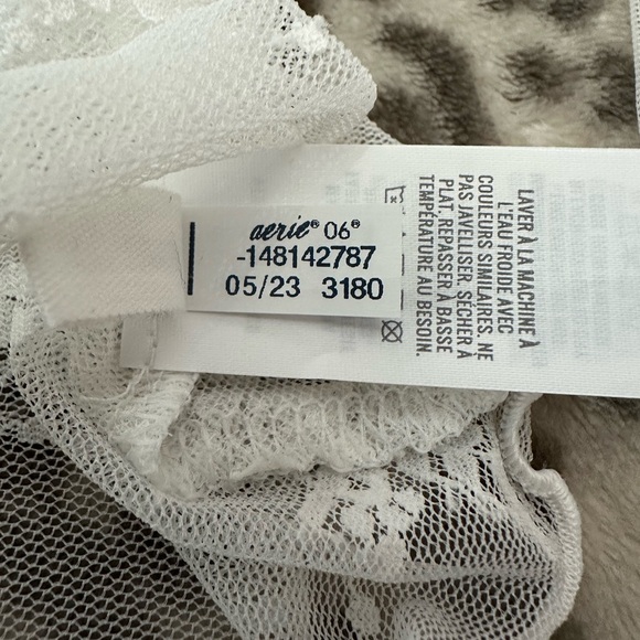 Aerie Level Up Lace Layering T-shirt in Soft Muslin Size Small - Picture 13 of 17